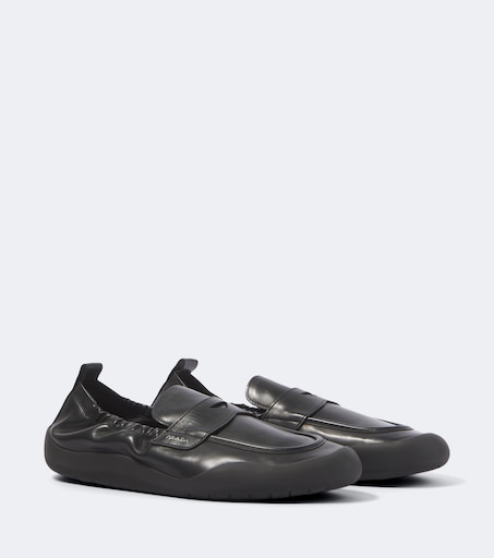Leather loafers