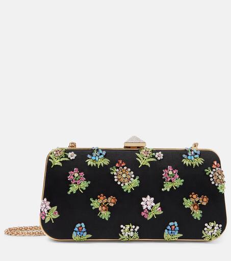 スカーフ VALENTINO CHEZ VALENTINO SILK CLUTCH BAG (6W0EX002XFR 108) Valentino Garavani Silk Beaded Vain Soft Clutch Bag | Harrods US