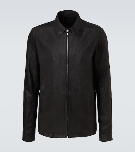 Brad suede jacket in black - Rick Owens | Mytheresa