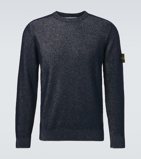 Stone Island Compass cotton-blend sweater