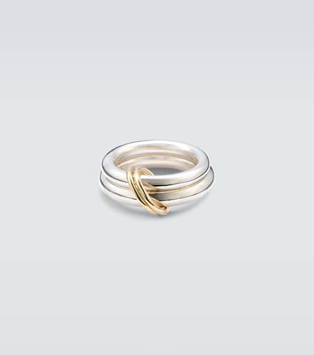 Virgo sterling silver and 18kt gold ring in silver