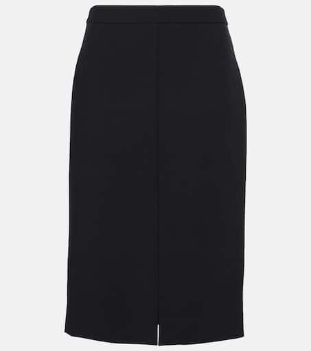 Wool-blend pencil skirt in black - Dolce Gabbana | Mytheresa