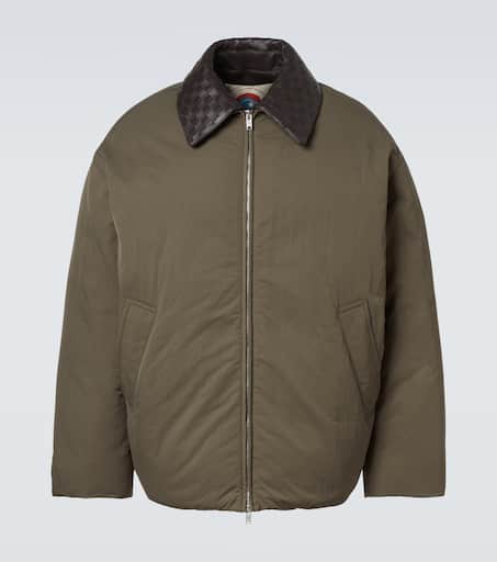 Intrecciato down jacket in green - Bottega Veneta | Mytheresa