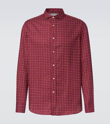 Brunello Cucinelli Printed cotton shirt