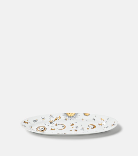 Astronomici porcelain platter in white - Fornasetti | Mytheresa