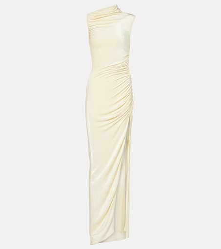 Svita draped gown in beige - Rick Owens | Mytheresa