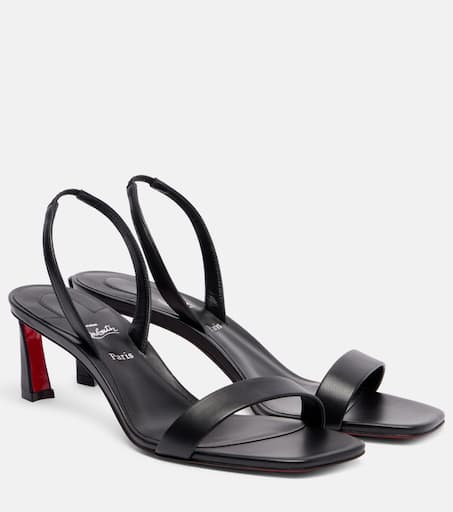 新作 *CHRISTIANLOUBOUTIN* Viva Condora 55 スエードサンダル Viva Condora Strass - 55 mm Sandals - Veau velours and