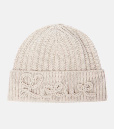 【LOEWE】Logo wool beanie(送料込み) Loewe Logo embroidered wool beanie Loewe