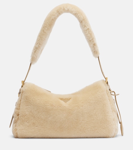 Prada Prada Aimée Medium shearling shoulder bag