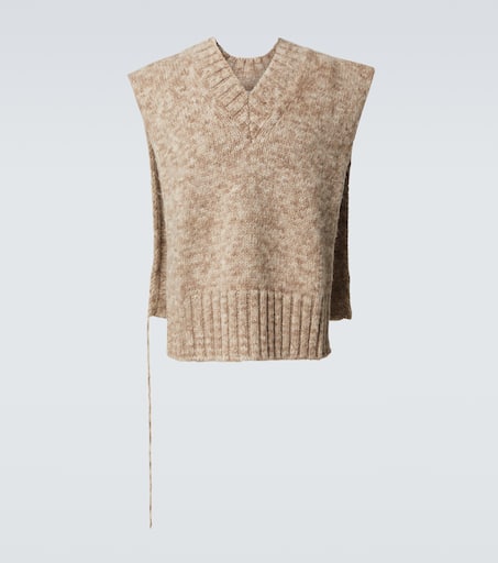 【関税＆送料込み】Maison Margiela Mohair Wool Vest Clothin Maison Margiela x Pendleton Plaid Mohair & Wool Blend V-Neck