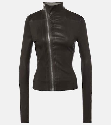 【関税＆送料込み】Rick Owens Gary Cracked-Effect Jacket Rick Owens Gary Cracked-Effect Jacket - Gold | RP01E7701SGMC02