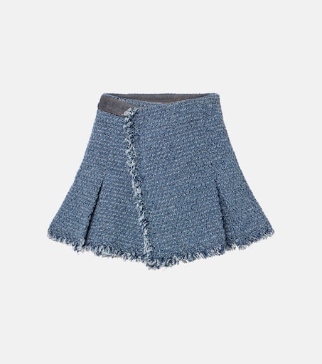 グランドホールセール Punching denim shorts in blue - Sacai | Mytheresa パンツ