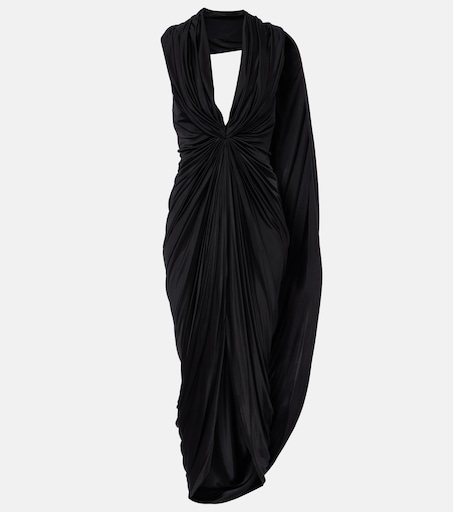Draped midi dress