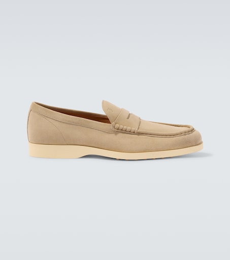 Tod's Suede penny loafers