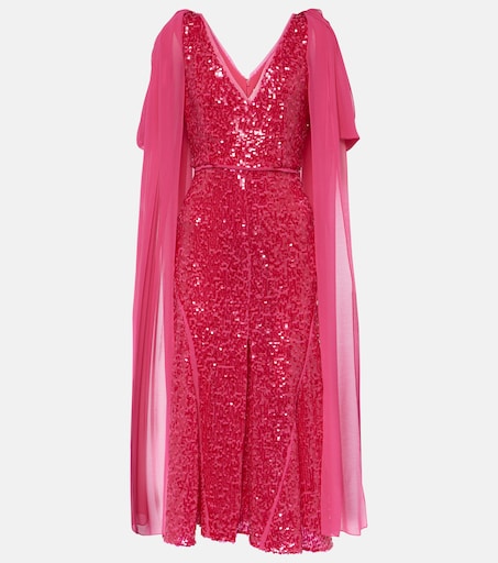 Erdem - Sequined midi dress