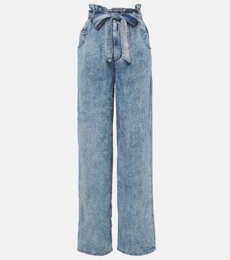 Priana high-rise wide-leg jeans in blue - Marant Etoile