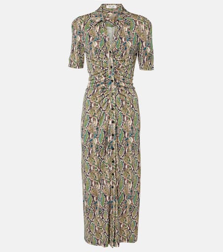 DIANE VON FURSTENBERG ワンピース Hughie jersey midi 855807 DIANE VON FURSTENBERG ワンピース Hughie jersey midi 855807
