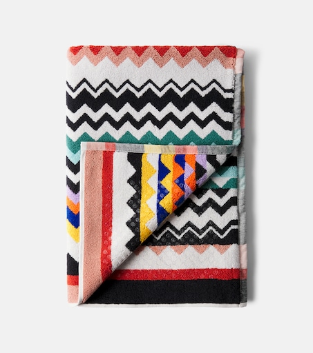 Zigzag cotton terry bath mat in multicoloured - Missoni | Mytheresa