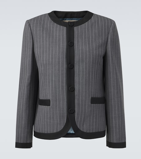 Valentino Pinstripe virgin wool jacket