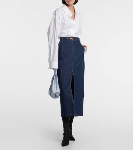 PATOU Midi denim skirt - Dresses & Skirts - Free Shipping