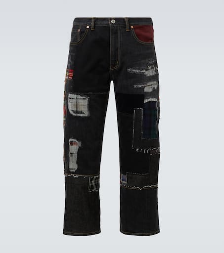 お歳暮ならオンライン Levi's® x patchwork Junya - multicoloured in jeans wide-leg 小物