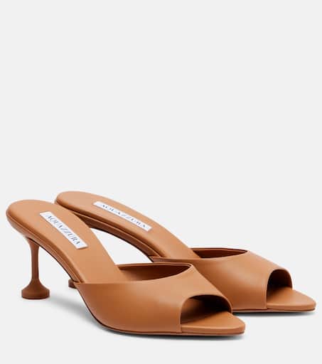 サンダル・ミュール AQUAZZURA Women Sandals FRLMIDP0SAA APK BROWN Tessa Sandal Flat 76 Aquazzura@ Official