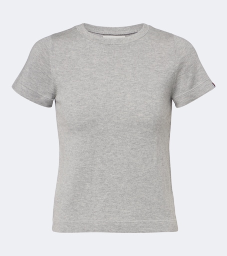 N°292 America cotton and cashmere T-shirt in grey - Extreme