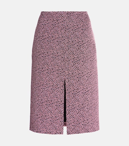 Shelda midi skirt in pink - Dries Van Noten | Mytheresa