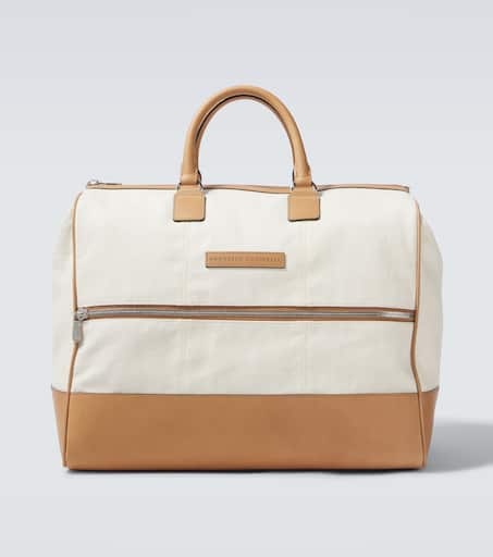 【関税＆送料込み】Brunello Cucinelli 'Boston Explorer' Whi Small nappa Boston Explorer bag for Woman in Ivory