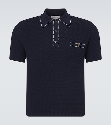 Versace Cotton polo sweater