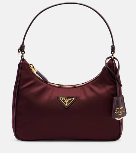 Prada Re-Edition 2005 Re-Nylon shoulder bag in burgundy - Prada