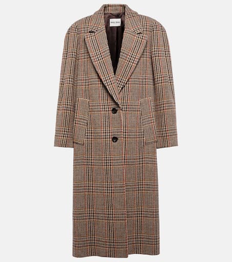 関税・送料込 MIU MIU Double-breasted virgin wool コート MIU MIU Double-Breasted Virgin-Wool Peacoat in Navy | endource