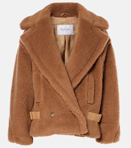 Vanadio teddy jacket in brown - Max Mara | Mytheresa