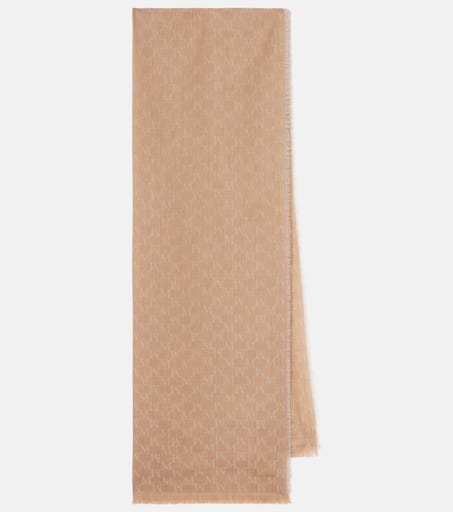 Virgin wool scarf in beige - Max Mara | Mytheresa