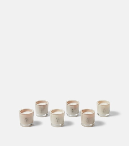 BRUNELLO CUCINELLI キャンドル Set of 6 logo candles in beige - Brunello Cucinelli | Mytheresa
