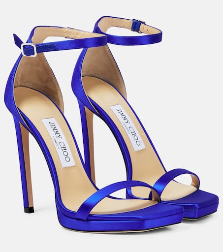 シンプルゴージャス★Jimmy Choo ALVA 120 グリッター サンダル シンプルゴージャス☆Jimmy Choo ALVA 120 グリッター サンダル