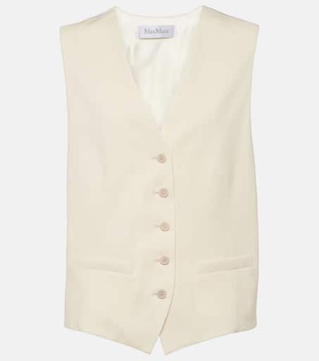 【送料&関税込】Max Mara kiwi Vest fe1ce787b74010b7c59f785c80fd08