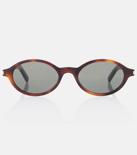 SL 751 Jeanne oval sunglasses in brown - Saint Laurent