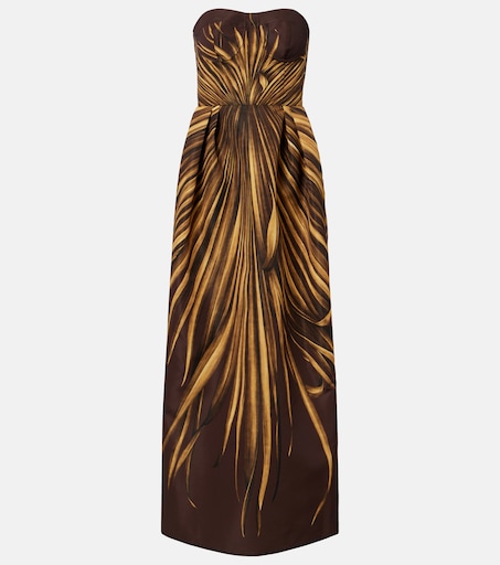 oscar de la renta brown dress Vintage 1970s Brown Oscar de la Renta Velvet Belted Dress