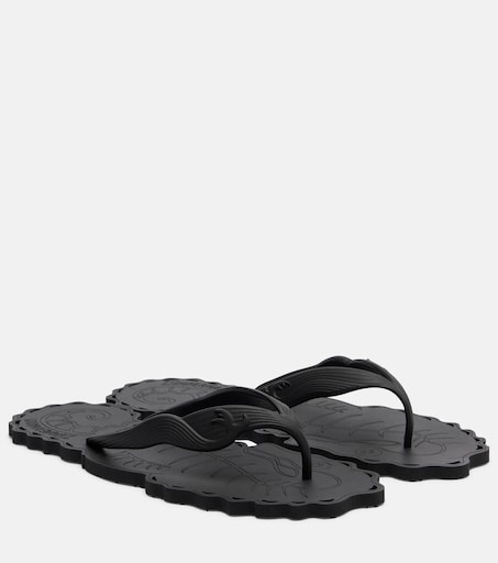 Seafoam thong sandals in black - Zimmermann | Mytheresa