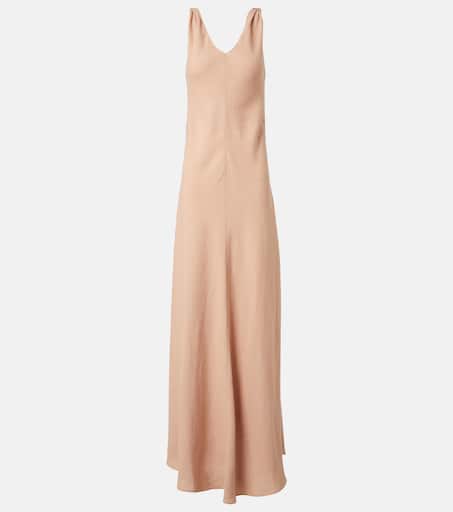 ワンピース Loro Piana Lora Dress Lora Dress Linen Pine Bark | Loro Piana US