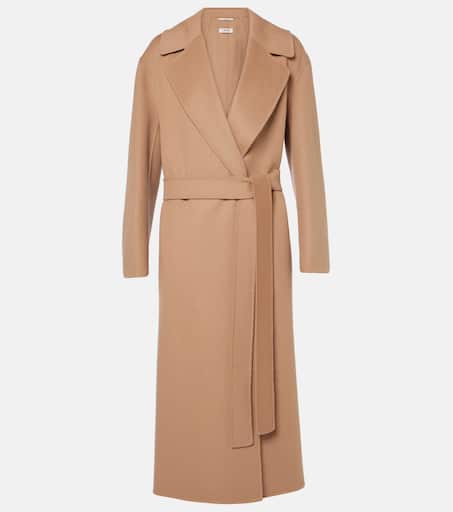 【送料&関税込】Ami Alexandre Mattiussi Virgin Wool Coat Single-breasted wool-blend coat in grey - Ami Paris | Mytheresa