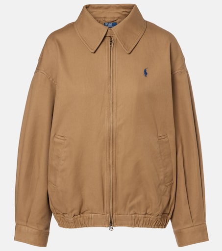 ジャケット・アウター Polo Ralph Lauren Fleece Bomber jacket Men's Polo Ralph Lauren Olive Iconic Double Knit Fleece Tech