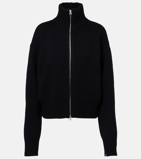 N°438 Xtra Fab cashmere zip-up sweater in black - Extreme Cashmere