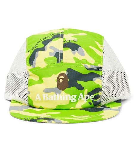キャップ 帽子 Bape bathing ape green camo cap A Bathing Ape New Era 59 Fifty 1st Camo Ape Head Cap green