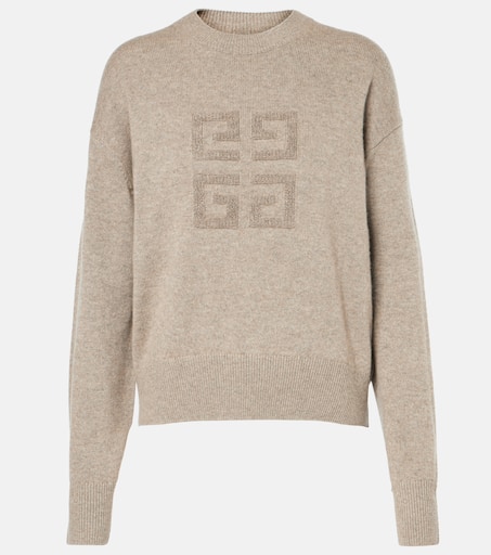 Cashmere sweater in beige - Givenchy | Mytheresa