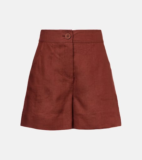 Correct linen shorts in brown - Eres | Mytheresa