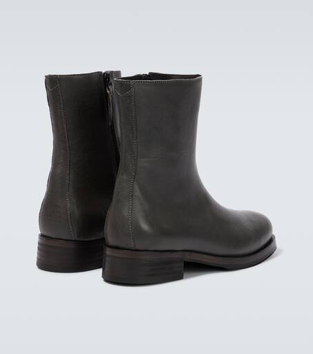 Camion Leather Ankle Boots in Grey - Our Legacy | Mytheresa