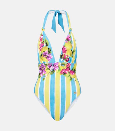 希少 DOLCE&GABBANA ドルガバ 花柄 Sliding Triangle 水着 レディース スイムウェア：ビキニ＆スイムスーツ | ドルチェ