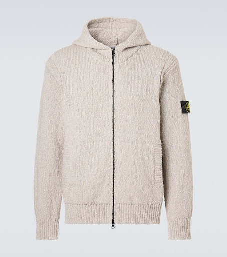 Stone Island Compass cotton zip-up hoodie